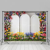 Aperturee - Aperturee Triple Arch Door Floral And Elegant Wedding Backdrop